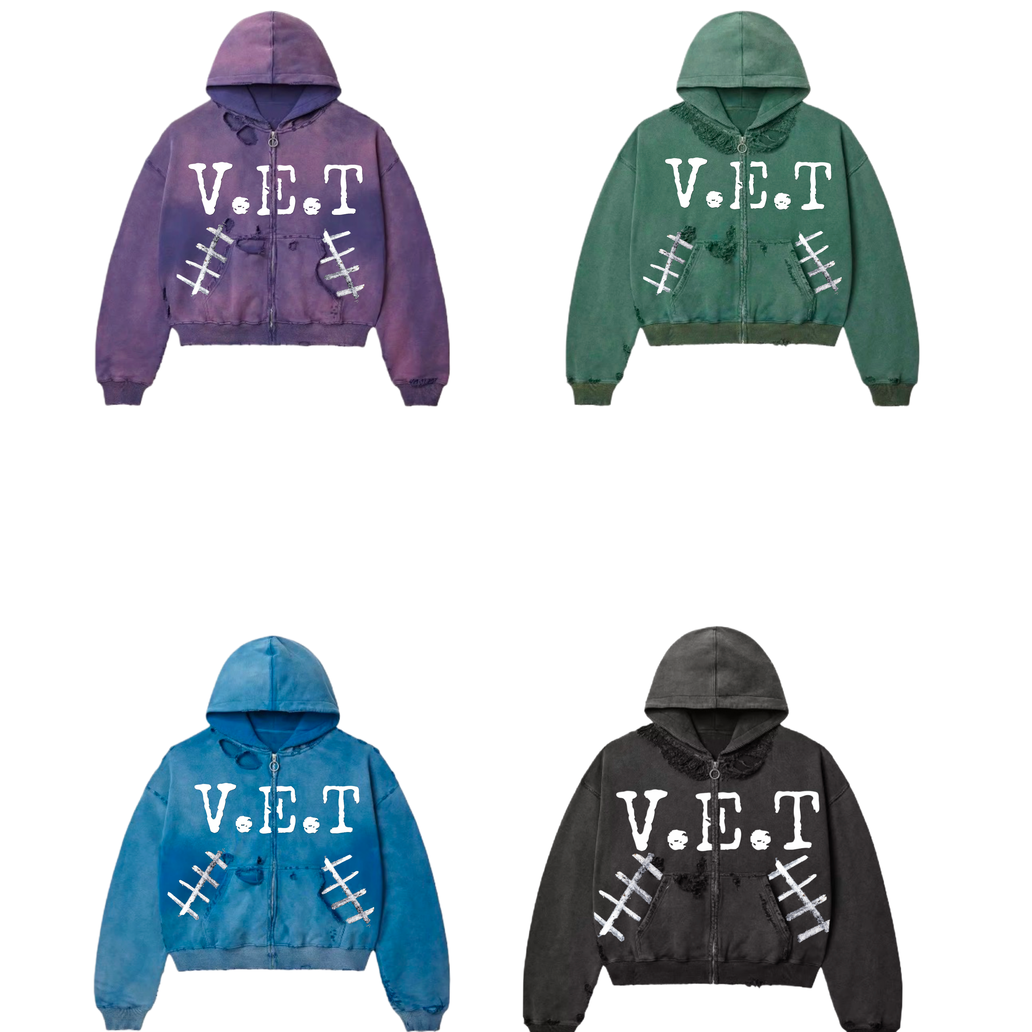 V.E.T TALLY MARKS HOODIE