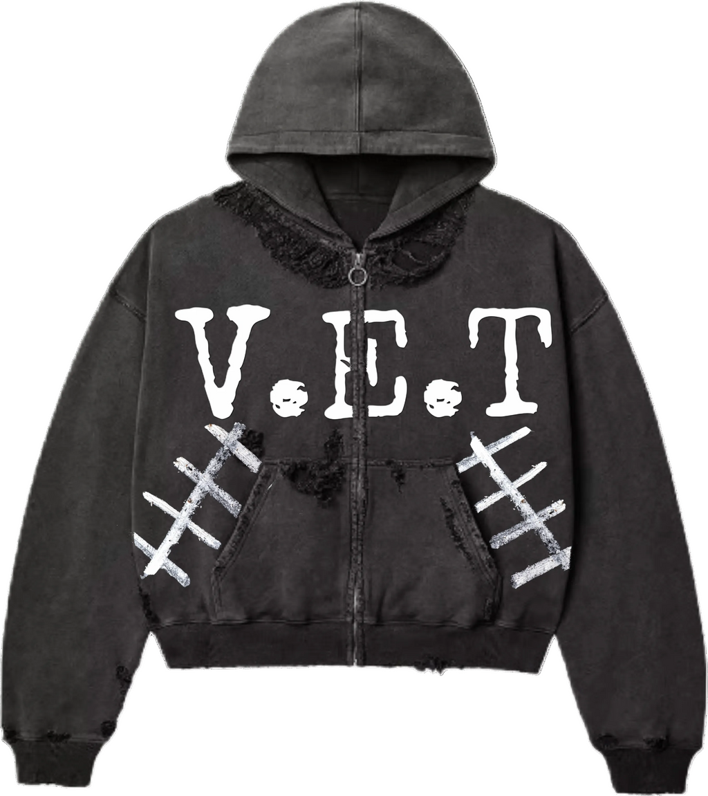 V.E.T TALLY MARKS HOODIE