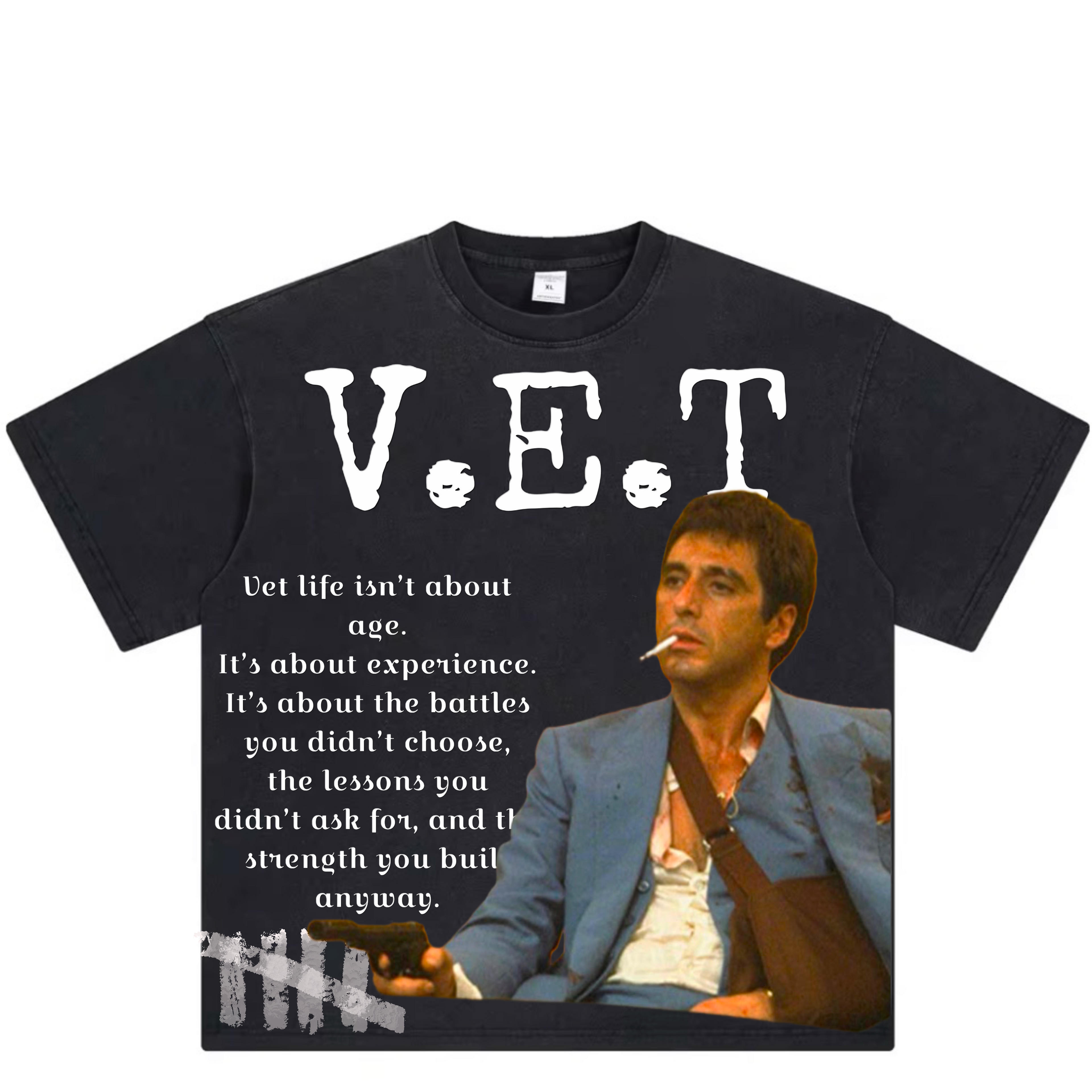 V.E.T SCARFACE TALLY MARK TEE